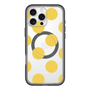 スリムプロテクションプレミアムケース with MagSafe［ シンプルドット - Yellow ］