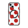 スリムプロテクションプレミアムケース with MagSafe［ シンプルドット - Red ］