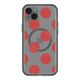 スリムプロテクションプレミアムケース with MagSafe［ シンプルドット - Red ］