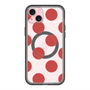 スリムプロテクションプレミアムケース with MagSafe［ シンプルドット - Red ］