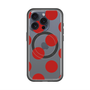 スリムプロテクションプレミアムケース with MagSafe［ シンプルドット - Red ］