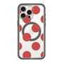 スリムプロテクションプレミアムケース with MagSafe［ シンプルドット - Red ］
