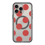 スリムプロテクションプレミアムケース with MagSafe［ シンプルドット - Red ］