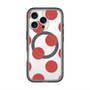 スリムプロテクションプレミアムケース with MagSafe［ シンプルドット - Red ］
