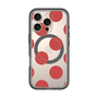 スリムプロテクションプレミアムケース with MagSafe［ シンプルドット - Red ］