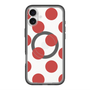 スリムプロテクションプレミアムケース with MagSafe［ シンプルドット - Red ］