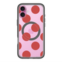 スリムプロテクションプレミアムケース with MagSafe［ シンプルドット - Red ］