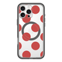 スリムプロテクションプレミアムケース with MagSafe［ シンプルドット - Red ］