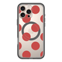 スリムプロテクションプレミアムケース with MagSafe［ シンプルドット - Red ］
