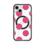 スリムプロテクションプレミアムケース with MagSafe［ シンプルドット - Pink ］
