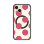 スリムプロテクションプレミアムケース with MagSafe［ シンプルドット - Pink ］