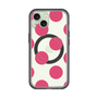 スリムプロテクションプレミアムケース with MagSafe［ シンプルドット - Pink ］
