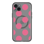 スリムプロテクションプレミアムケース with MagSafe［ シンプルドット - Pink ］