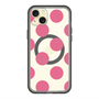 スリムプロテクションプレミアムケース with MagSafe［ シンプルドット - Pink ］