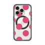 スリムプロテクションプレミアムケース with MagSafe［ シンプルドット - Pink ］