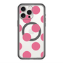 スリムプロテクションプレミアムケース with MagSafe［ シンプルドット - Pink ］