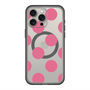 スリムプロテクションプレミアムケース with MagSafe［ シンプルドット - Pink ］