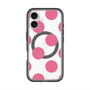 スリムプロテクションプレミアムケース with MagSafe［ シンプルドット - Pink ］