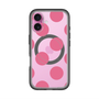 スリムプロテクションプレミアムケース with MagSafe［ シンプルドット - Pink ］