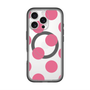 スリムプロテクションプレミアムケース with MagSafe［ シンプルドット - Pink ］