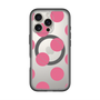 スリムプロテクションプレミアムケース with MagSafe［ シンプルドット - Pink ］