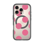 スリムプロテクションプレミアムケース with MagSafe［ シンプルドット - Pink ］