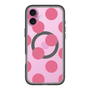 スリムプロテクションプレミアムケース with MagSafe［ シンプルドット - Pink ］