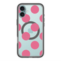 スリムプロテクションプレミアムケース with MagSafe［ シンプルドット - Pink ］