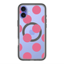 スリムプロテクションプレミアムケース with MagSafe［ シンプルドット - Pink ］
