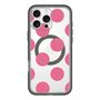 スリムプロテクションプレミアムケース with MagSafe［ シンプルドット - Pink ］