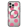 スリムプロテクションプレミアムケース with MagSafe［ シンプルドット - Pink ］