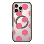 スリムプロテクションプレミアムケース with MagSafe［ シンプルドット - Pink ］