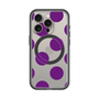 スリムプロテクションプレミアムケース with MagSafe［ シンプルドット - Purple ］