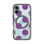スリムプロテクションプレミアムケース with MagSafe［ シンプルドット - Purple ］
