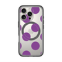 スリムプロテクションプレミアムケース with MagSafe［ シンプルドット - Purple ］