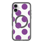 スリムプロテクションプレミアムケース with MagSafe［ シンプルドット - Purple ］