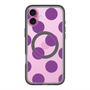 スリムプロテクションプレミアムケース with MagSafe［ シンプルドット - Purple ］