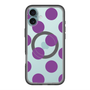 スリムプロテクションプレミアムケース with MagSafe［ シンプルドット - Purple ］