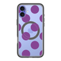 スリムプロテクションプレミアムケース with MagSafe［ シンプルドット - Purple ］