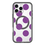 スリムプロテクションプレミアムケース with MagSafe［ シンプルドット - Purple ］