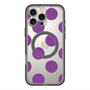 スリムプロテクションプレミアムケース with MagSafe［ シンプルドット - Purple ］