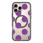 スリムプロテクションプレミアムケース with MagSafe［ シンプルドット - Purple ］