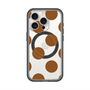 スリムプロテクションプレミアムケース with MagSafe［ シンプルドット - Brown ］