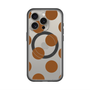 スリムプロテクションプレミアムケース with MagSafe［ シンプルドット - Brown ］