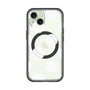 スリムプロテクションプレミアムケース with MagSafe［ シンプルドット - White ］
