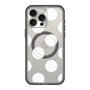 スリムプロテクションプレミアムケース with MagSafe［ シンプルドット - White ］