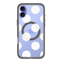 スリムプロテクションプレミアムケース with MagSafe［ シンプルドット - White ］