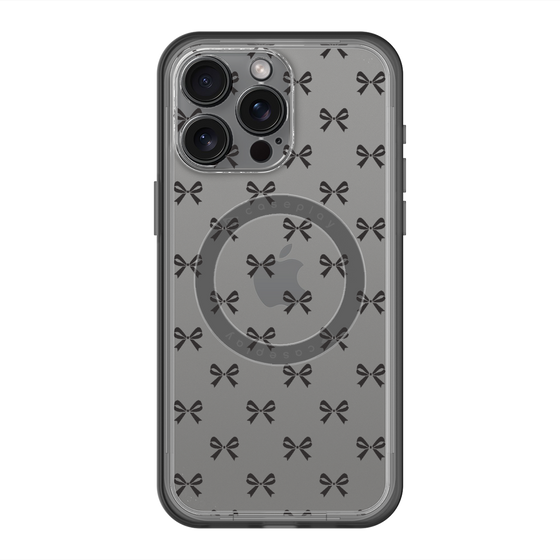 スリムプロテクションプレミアムケース with MagSafe［ シンプルリボン ］