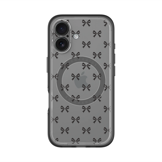スリムプロテクションプレミアムケース with MagSafe［ シンプルリボン ］
