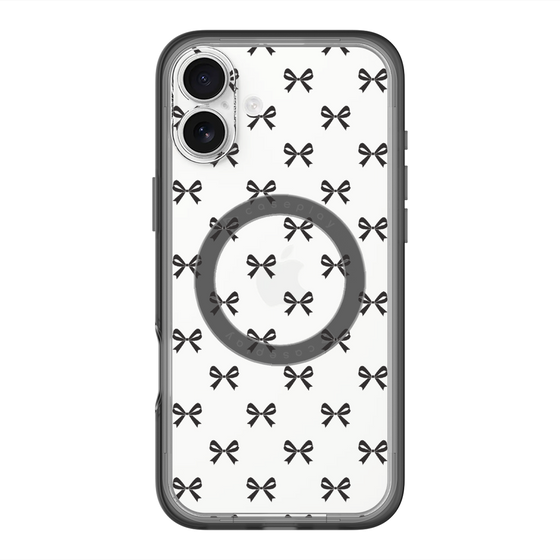スリムプロテクションプレミアムケース with MagSafe［ シンプルリボン ］